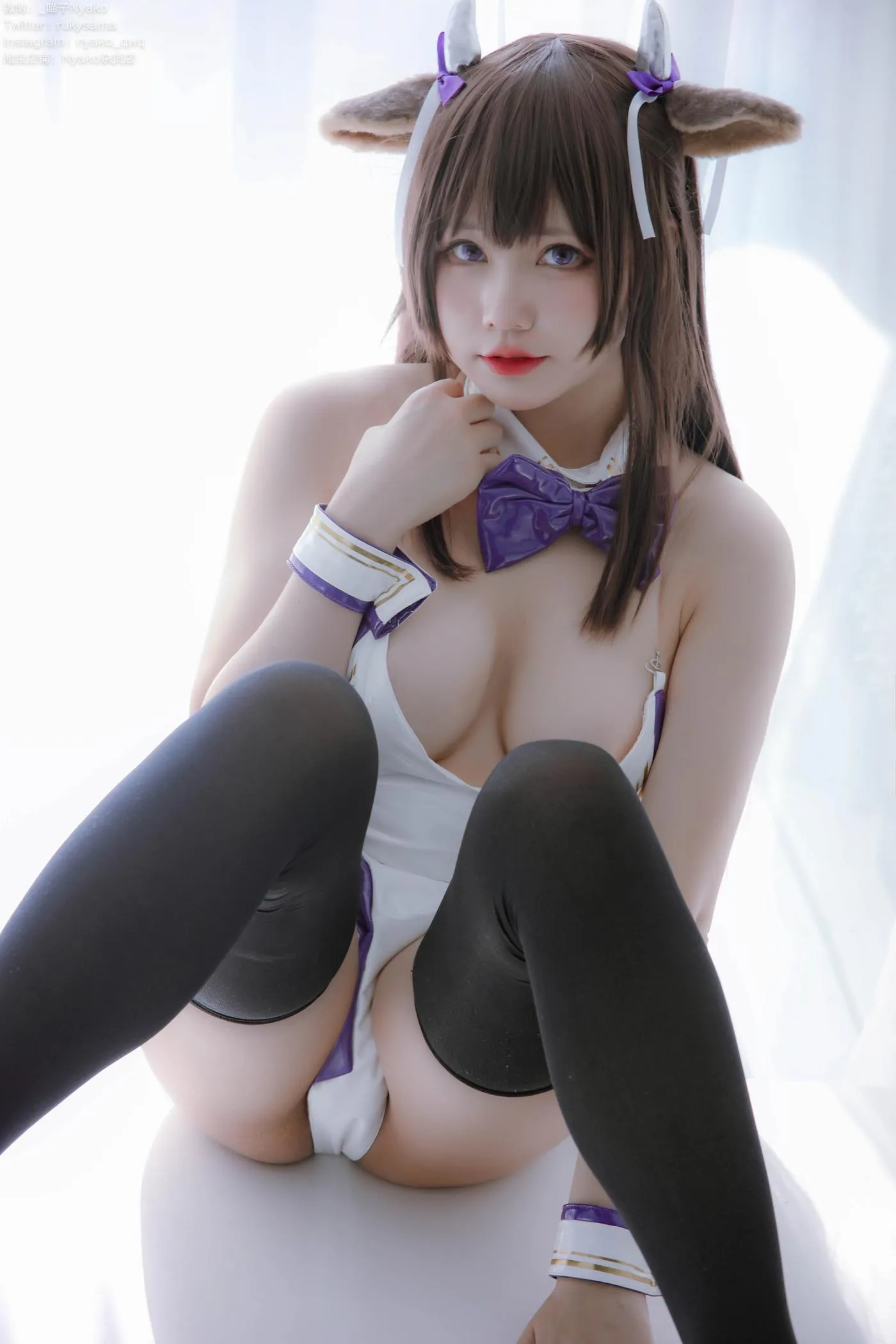 Nyako喵子 – NO.50 樫野本 牛牛赌场女郎 [78P]插图3
